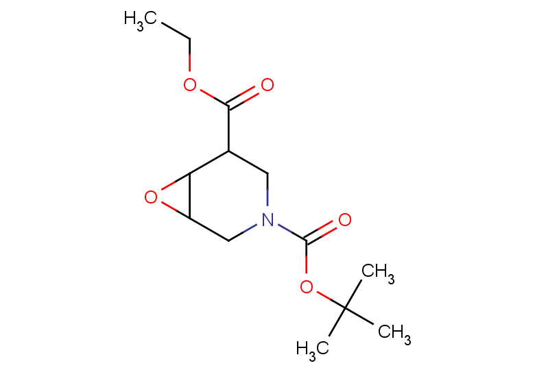 3-tert-butyl 5-ethyl 7-oxa-3-azabicyclo[4.1.0]heptane-3,5-dicarboxylate, Mixture of diastereomers