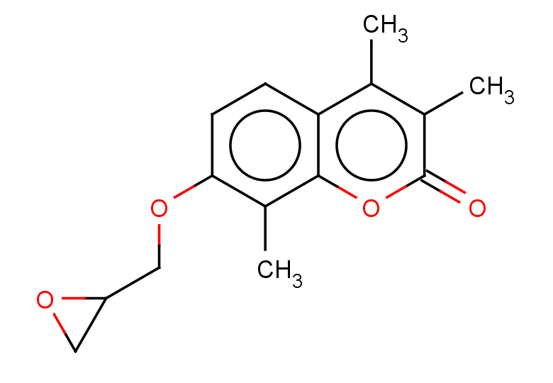 3,4,8-trimethyl-7-[(oxiran-2-yl)methoxy]-2H-chromen-2-one