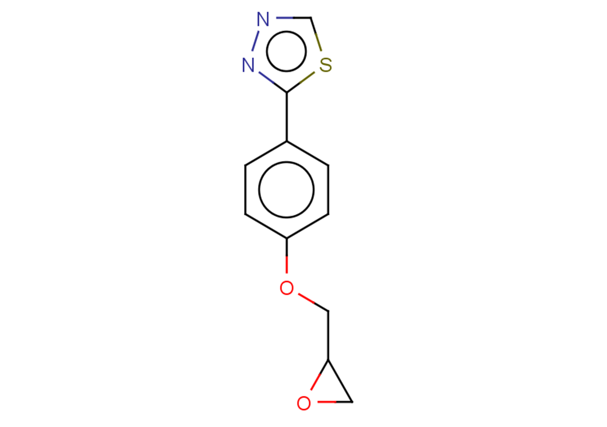 2-{4-[(oxiran-2-yl)methoxy]phenyl}-1,3,4-thiadiazole