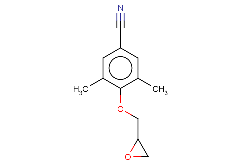 3,5-dimethyl-4-[(oxiran-2-yl)methoxy]benzonitrile