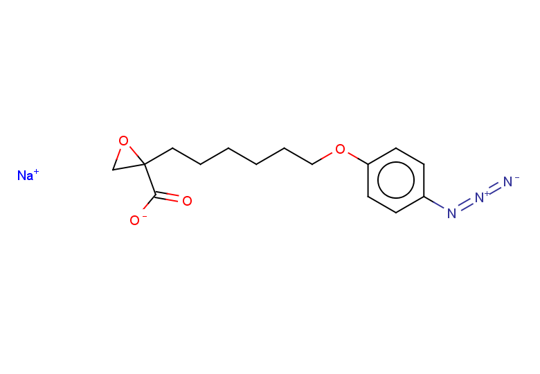 sodium 2-[6-(4-azidophenoxy)hexyl]oxirane-2-carboxylate