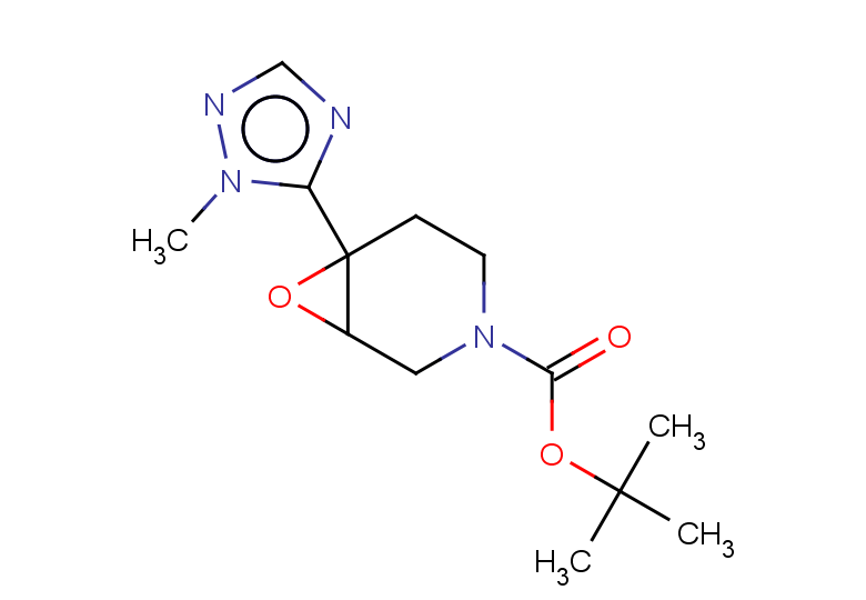 tert-butyl 6-(1-methyl-1H-1,2,4-triazol-5-yl)-7-oxa-3-azabicyclo[4.1.0]heptane-3-carboxylate