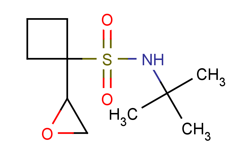 N-tert-butyl-1-(oxiran-2-yl)cyclobutane-1-sulfonamide