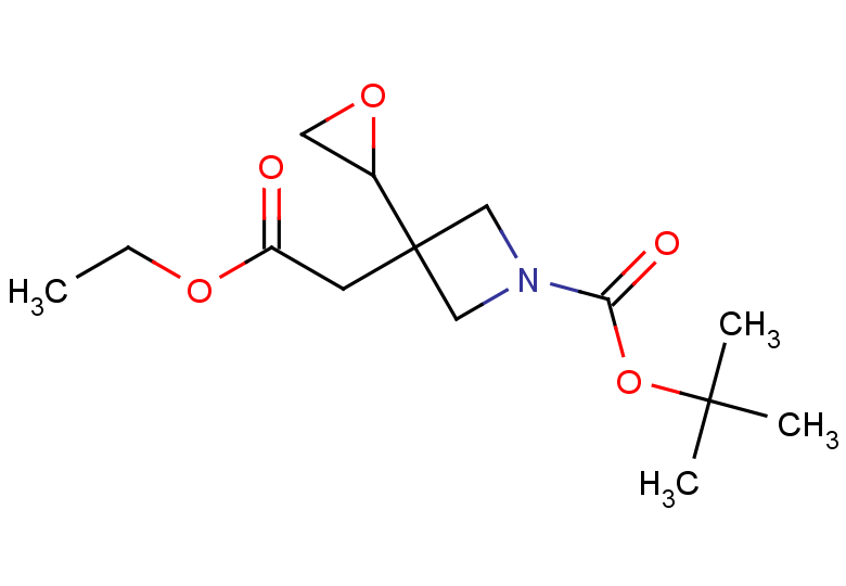 tert-butyl 3-(2-ethoxy-2-oxoethyl)-3-(oxiran-2-yl)azetidine-1-carboxylate