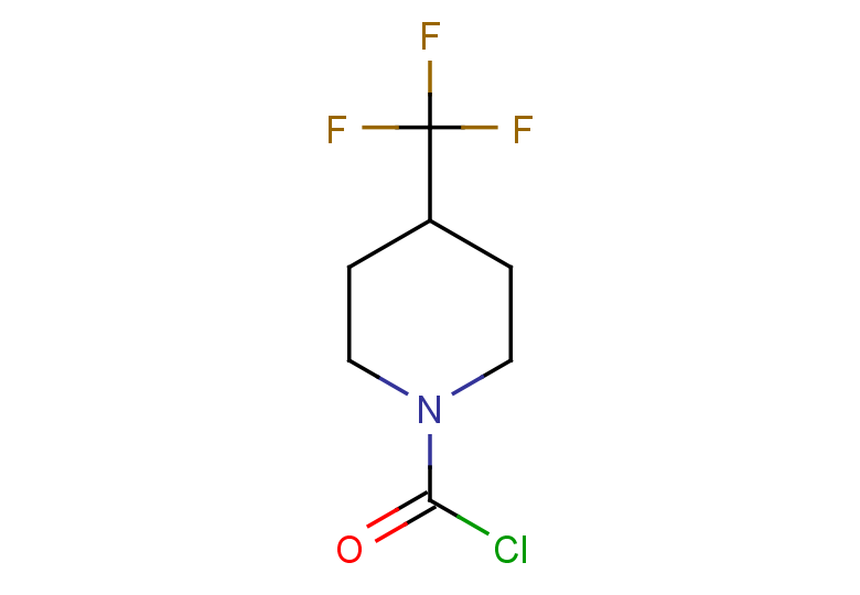 4-(trifluoromethyl)piperidine-1-carbonyl chloride