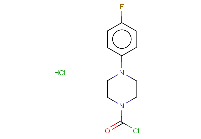 4-(4-fluorophenyl)piperazine-1-carbonyl chloride hydrochloride
