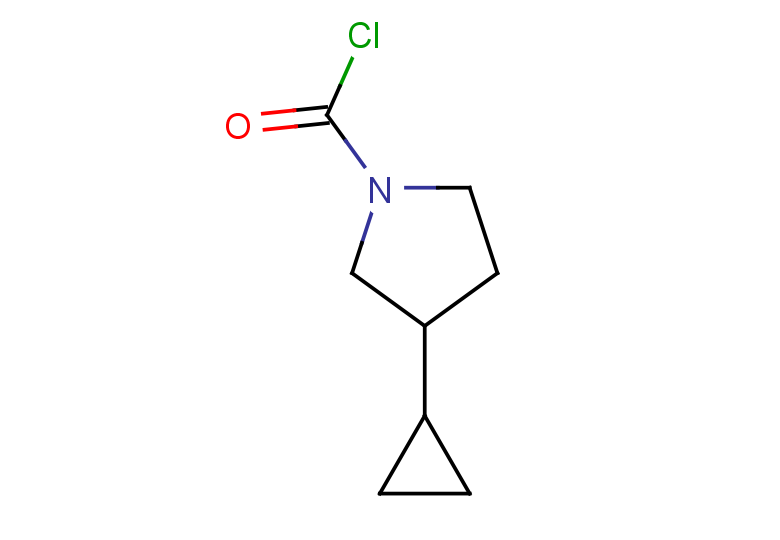 3-cyclopropylpyrrolidine-1-carbonyl chloride