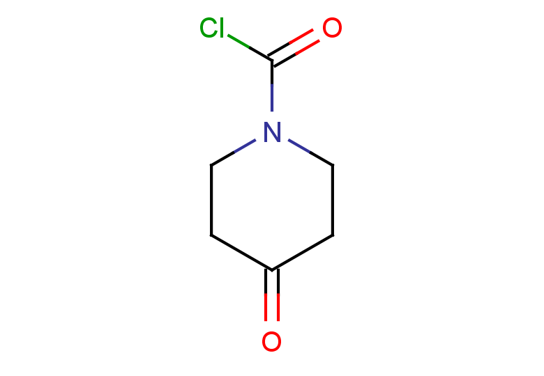1-PIPERIDINECARBONYL CHLORIDE, 4-OXO-
