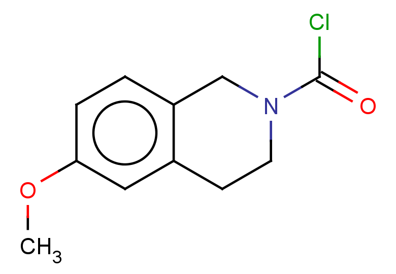 6-methoxy-1,2,3,4-tetrahydroisoquinoline-2-carbonyl chloride