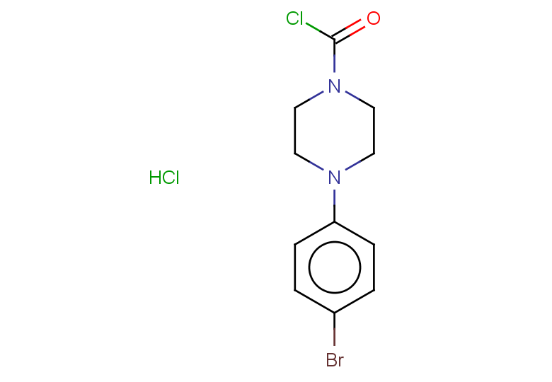 4-(4-bromophenyl)piperazine-1-carbonyl chloride hydrochloride