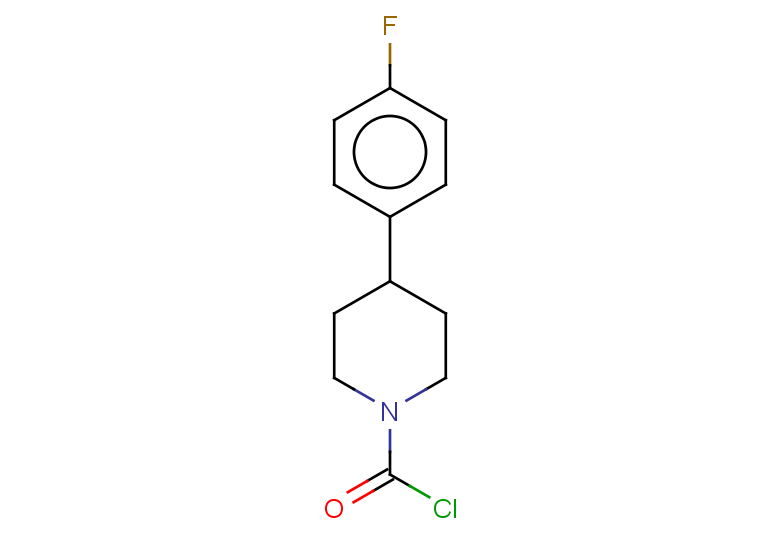 4-(4-fluorophenyl)piperidine-1-carbonyl chloride