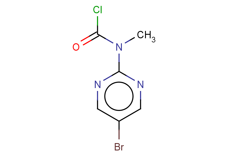 N-(5-bromopyrimidin-2-yl)-N-methylcarbamoyl chloride