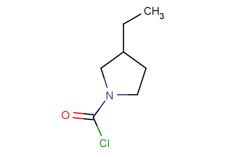 3-ethylpyrrolidine-1-carbonyl chloride