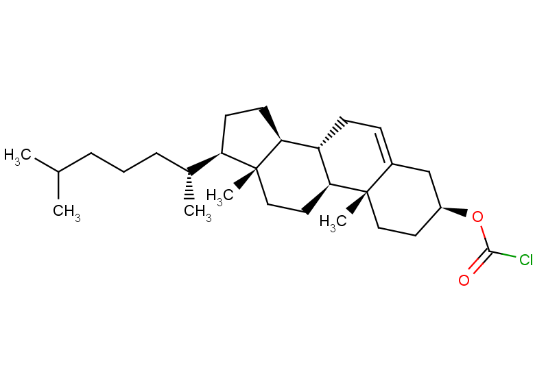 (1S,2R,5S,10S,11S,14R,15R)-2,15-dimethyl-14-[(2R)-6-methylheptan-2-yl]tetracyclo[8.7.0.0^{2,7}.0^{11,15}]heptadec-7-en-5-yl chloroformate