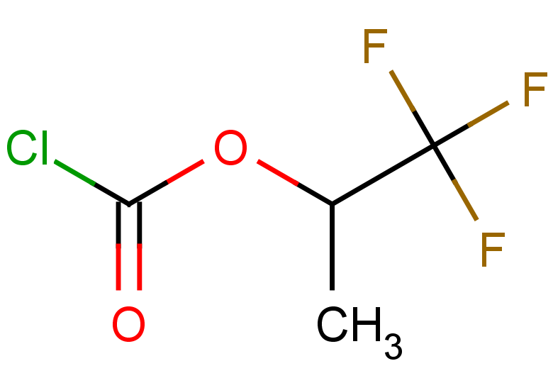 1,1,1-trifluoropropan-2-yl carbonochloridate