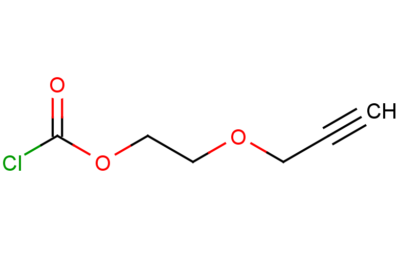 2-(prop-2-yn-1-yloxy)ethyl carbonochloridate