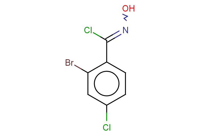 2-bromo-4-chloro-N-hydroxybenzene-1-carbonimidoyl chloride