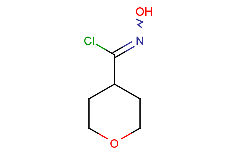 N-hydroxyoxane-4-carbonimidoyl chloride
