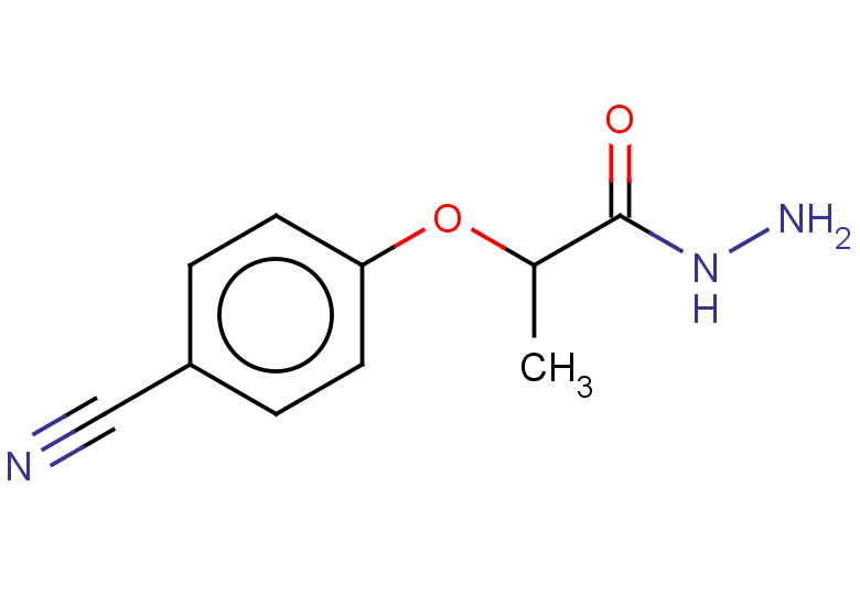 2-(4-cyanophenoxy)propanehydrazide