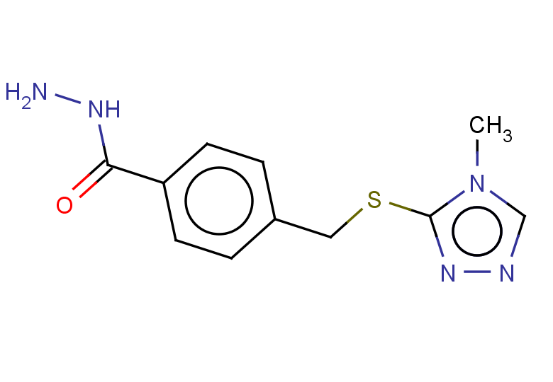 4-{[(4-methyl-4H-1,2,4-triazol-3-yl)sulfanyl]methyl}benzohydrazide