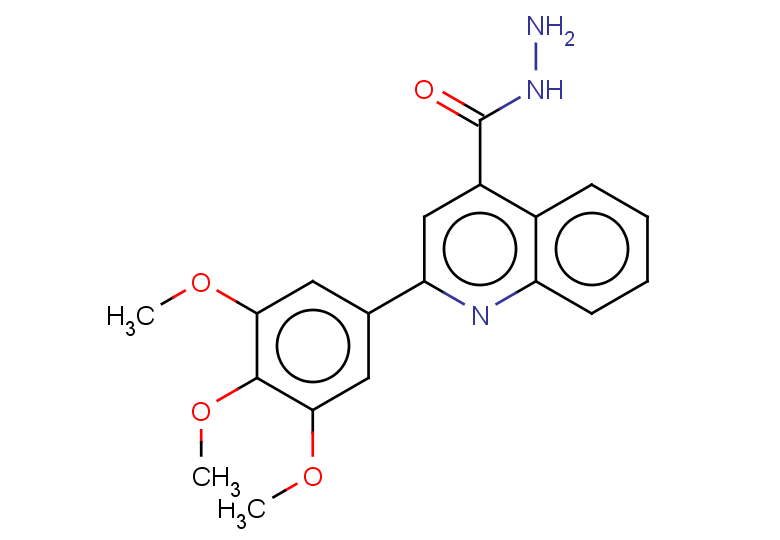 2-(3,4,5-trimethoxyphenyl)quinoline-4-carbohydrazide