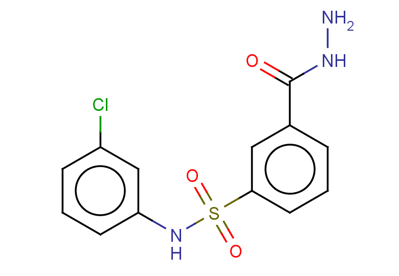 N-(3-chlorophenyl)-3-(hydrazinecarbonyl)benzene-1-sulfonamide