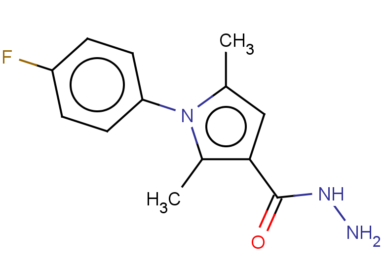 1-(4-fluorophenyl)-2,5-dimethyl-1H-pyrrole-3-carbohydrazide