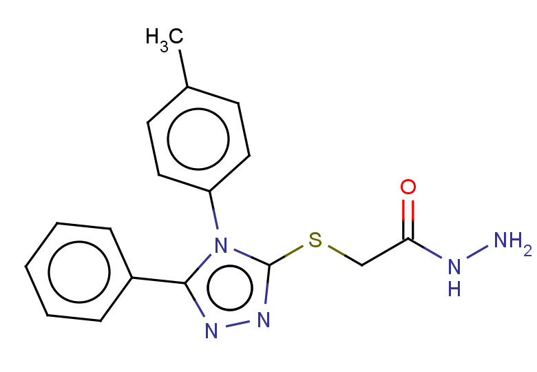 2-{[4-(4-methylphenyl)-5-phenyl-4H-1,2,4-triazol-3-yl]sulfanyl}acetohydrazide