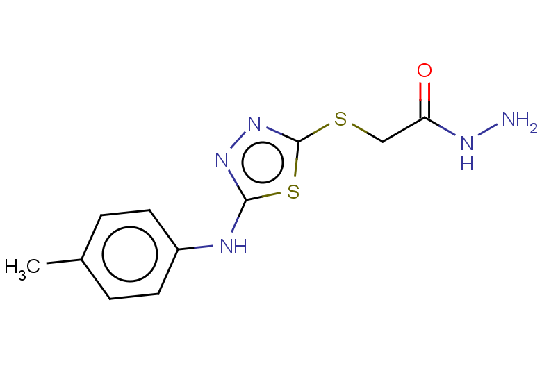 2-({5-[(4-methylphenyl)amino]-1,3,4-thiadiazol-2-yl}sulfanyl)acetohydrazide