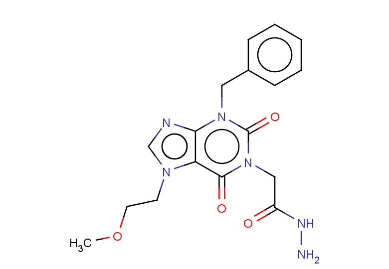 2-[3-benzyl-7-(2-methoxyethyl)-2,6-dioxo-2,3,6,7-tetrahydro-1H-purin-1-yl]acetohydrazide