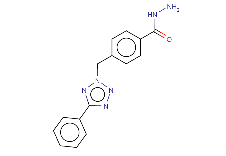 4-[(5-phenyl-2H-1,2,3,4-tetrazol-2-yl)methyl]benzohydrazide