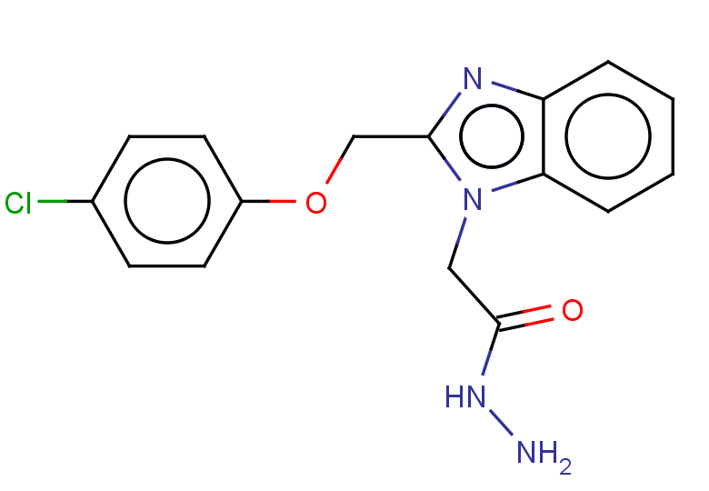 2-[2-(4-chlorophenoxymethyl)-1H-1,3-benzodiazol-1-yl]acetohydrazide