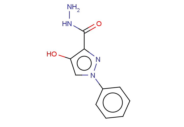 4-hydroxy-1-phenyl-1H-pyrazole-3-carbohydrazide