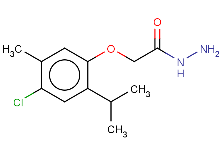 2-[4-chloro-5-methyl-2-(propan-2-yl)phenoxy]acetohydrazide