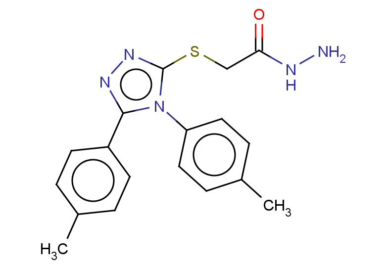 2-{[bis(4-methylphenyl)-4H-1,2,4-triazol-3-yl]sulfanyl}acetohydrazide