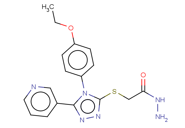 2-{[4-(4-ethoxyphenyl)-5-(pyridin-3-yl)-4H-1,2,4-triazol-3-yl]sulfanyl}acetohydrazide
