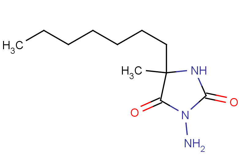 3-amino-5-heptyl-5-methylimidazolidine-2,4-dione