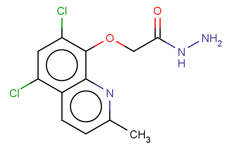 2-[(5,7-dichloro-2-methylquinolin-8-yl)oxy]acetohydrazide