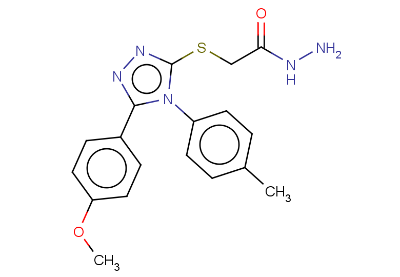 2-{[5-(4-methoxyphenyl)-4-(4-methylphenyl)-4H-1,2,4-triazol-3-yl]sulfanyl}acetohydrazide