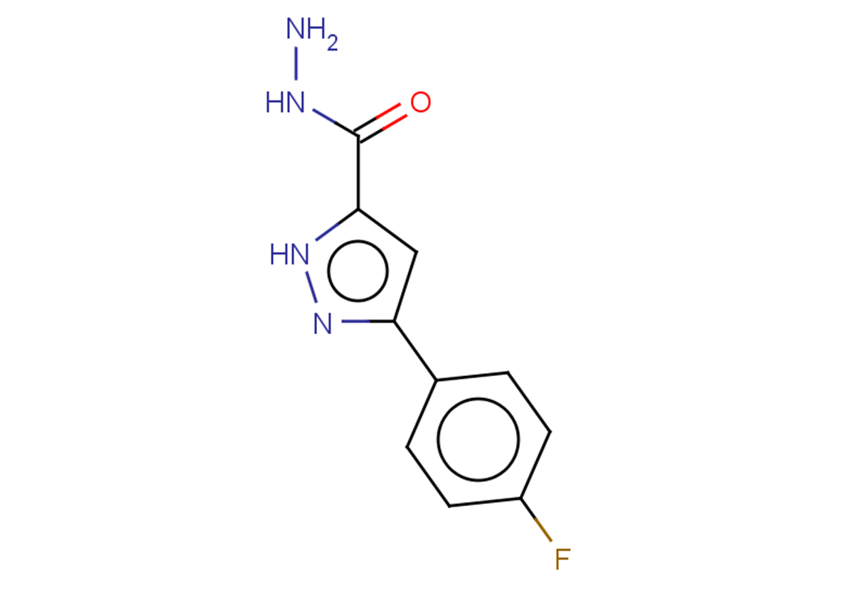 3-(4-fluorophenyl)-1H-pyrazole-5-carbohydrazide