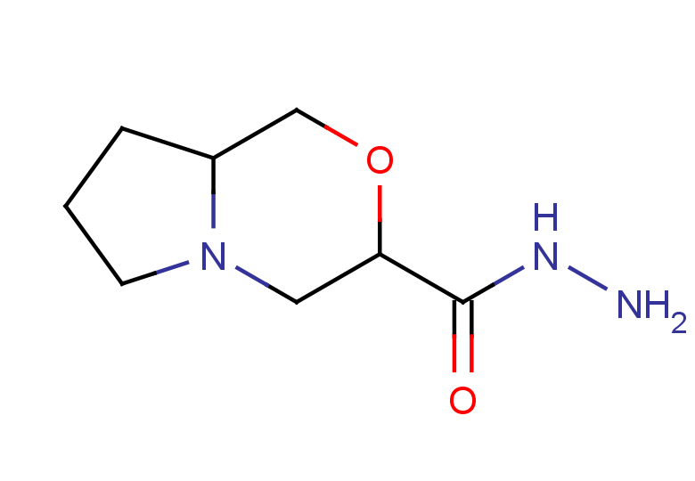 hexahydro-1H-pyrrolo[2,1-c]morpholine-3-carbohydrazide