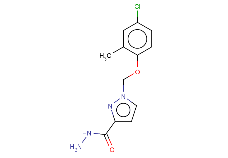1-(4-CHLORO-2-METHYL-PHENOXYMETHYL)-1H-PYRAZOLE-3-CARBOXYLIC ACID HYDRAZI+