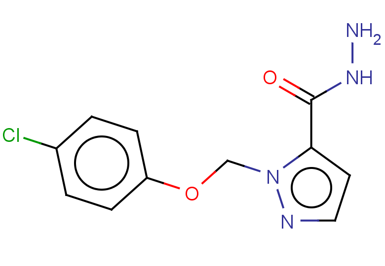 1-[(4-CHLOROPHENOXY)METHYL]-1H-PYRAZOLE-5-CARBOHYDRAZIDE