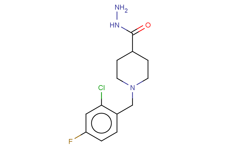 1-(2-CHLORO-4-FLUOROBENZYL)PIPERIDINE-4-CARBOHYDRAZIDE