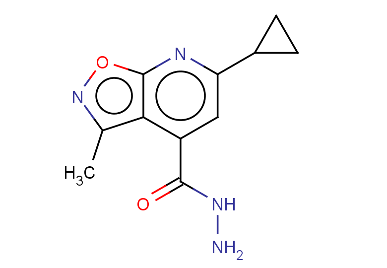 6-CYCLOPROPYL-3-METHYLISOXAZOLO[5,4-B]PYRIDINE-4-CARBOHYDRAZIDE