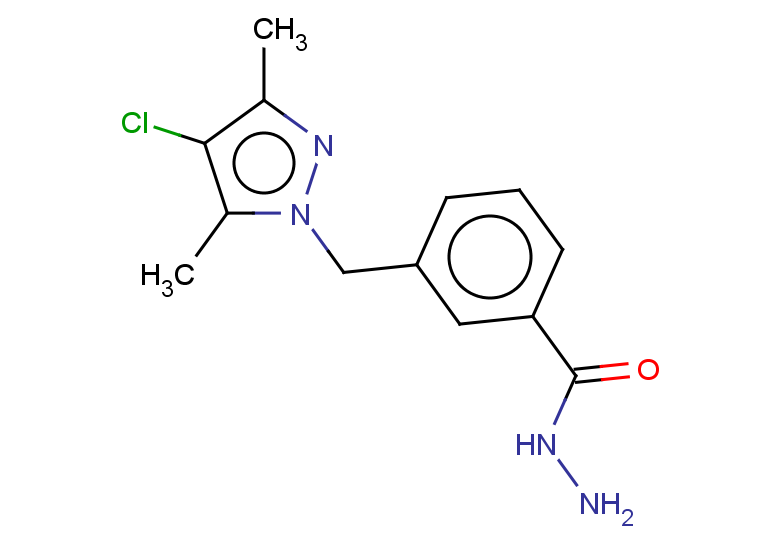 3-(4-CHLORO-3,5-DIMETHYL-PYRAZOL-1-YLMETHYL)-BENZOIC ACID HYDRAZIDE