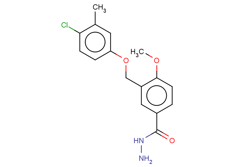 3-[(4-CHLORO-3-METHYLPHENOXY)METHYL]-4-METHOXYBENZOHYDRAZIDE