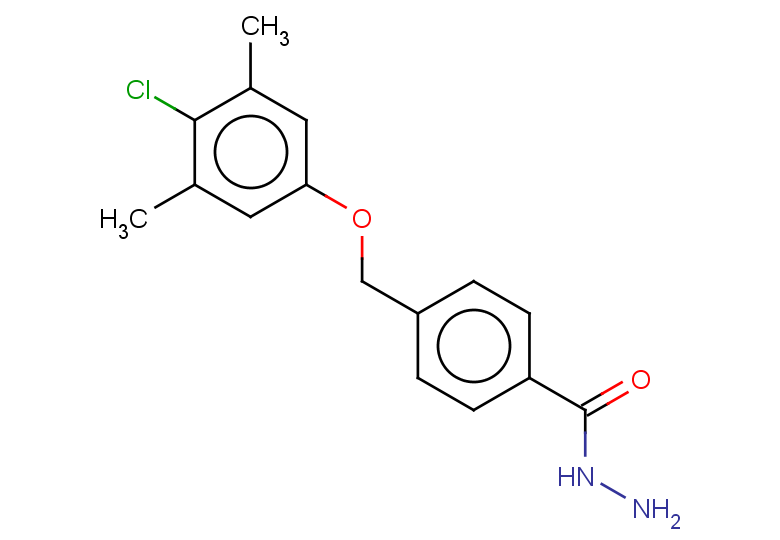 4-[(4-CHLORO-3,5-DIMETHYLPHENOXY)METHYL]BENZOHYDRAZIDE