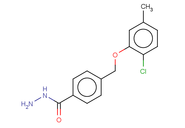 4-[(2-CHLORO-5-METHYLPHENOXY)METHYL]BENZOHYDRAZIDE