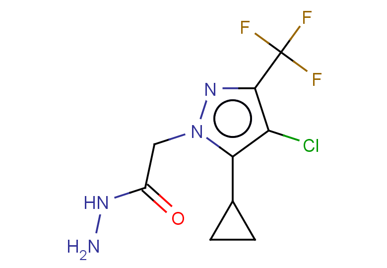 2-[4-CHLORO-5-CYCLOPROPYL-3-(TRIFLUOROMETHYL)-1H-PYRAZOL-1-YL]ACETOHYDRAZ+